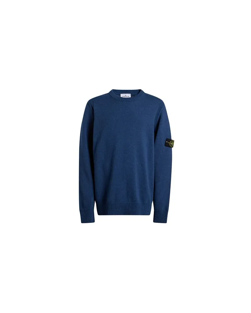 Stone Island STRICKWAREN - Pulloverauf YOOX.COM Blau