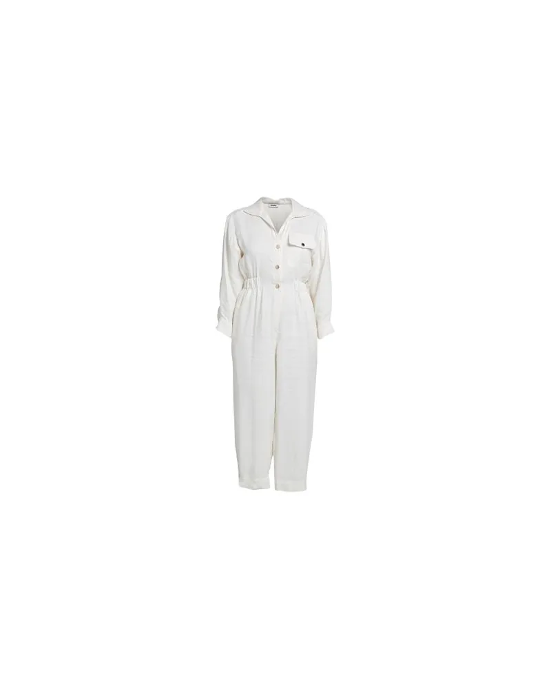 Sandro OVERALLS - Jumpsuitsauf YOOX.COM Elfenbein