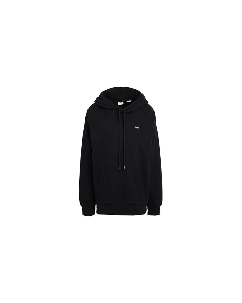 Levi's STANDARD HOODIE  - TOPS - Sweatshirtsauf YOOX.COM Schwarz