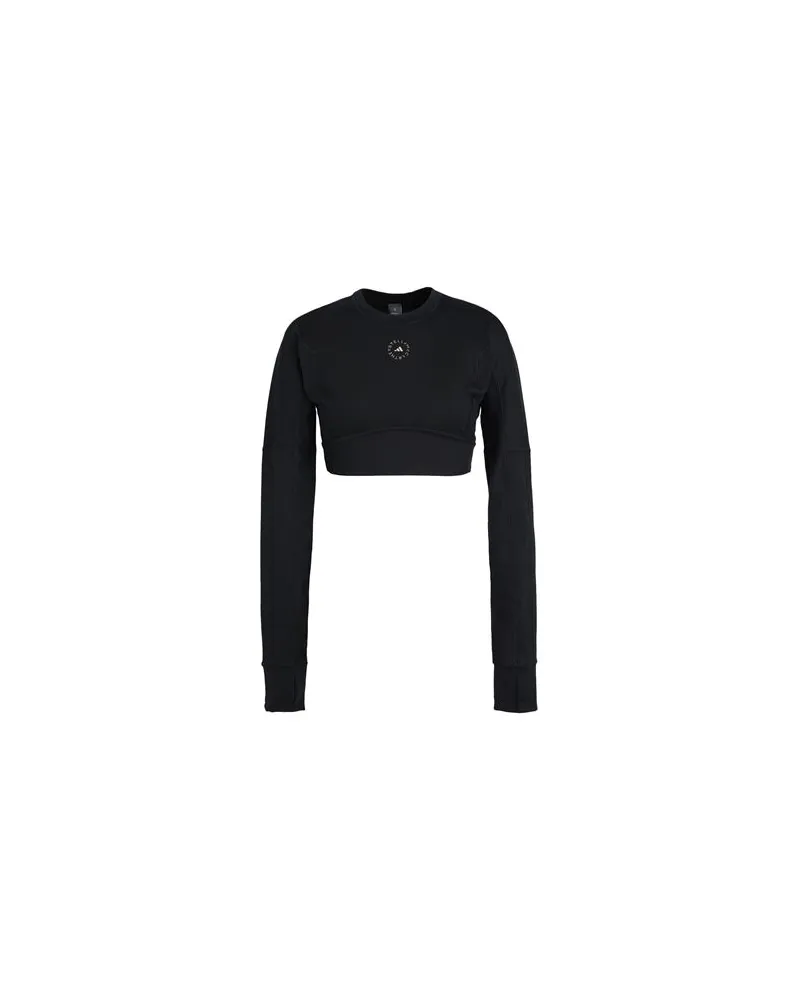 adidas ASMC TST CROP   - TOPS - Topsauf YOOX.COM Schwarz