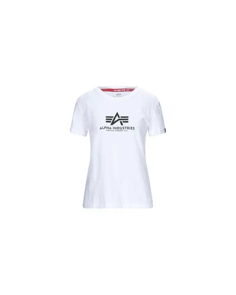Alpha Industries TOPS - T-shirtsauf YOOX.COM Weiß