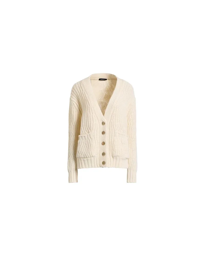 ARAGONA STRICKWAREN - Strickjackenauf YOOX.COM Elfenbein