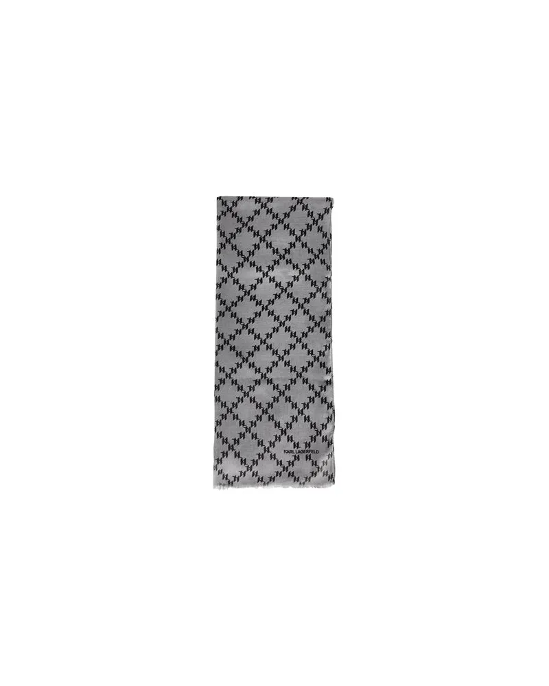 Karl Lagerfeld K/MONOGRAM MODAL SCARF - ACCESSOIRES - Schalsauf YOOX.COM Grau