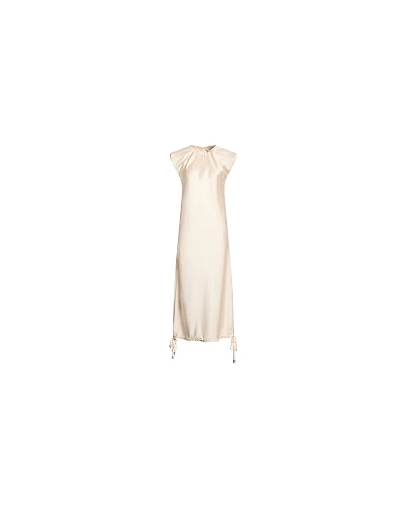 ATTICO KLEIDER - Maxi-Kleiderauf YOOX.COM Elfenbein