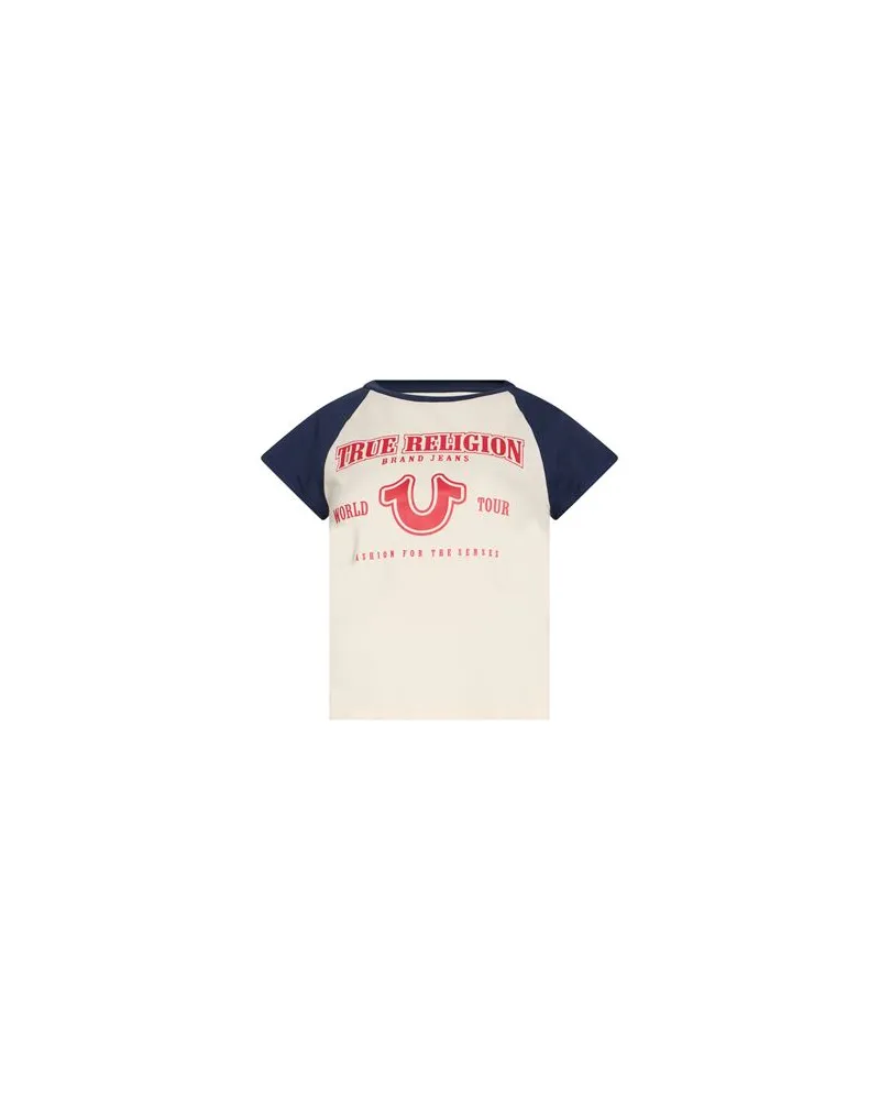 True Religion TOPS - T-shirtsauf YOOX.COM Cremeweiß