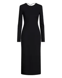 Patrizia Pepe Midi-Kleid Schwarz