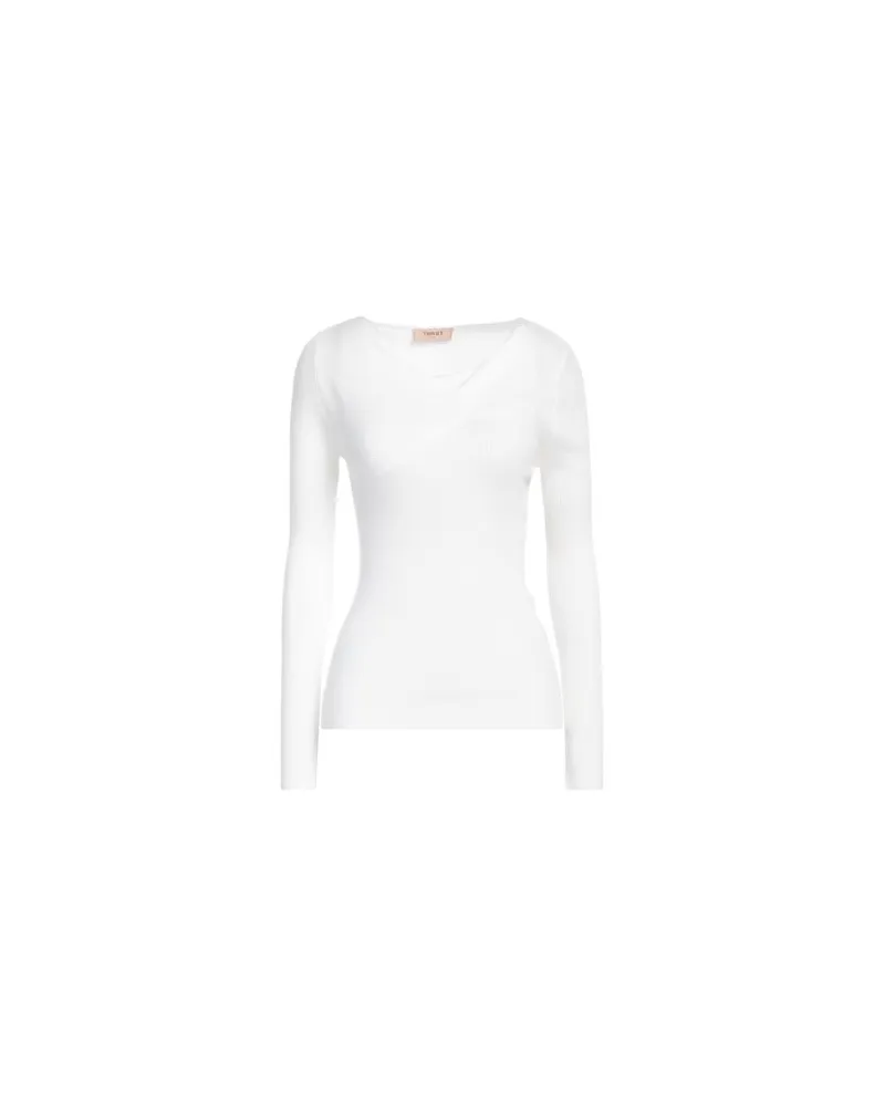 Twin-Set STRICKWAREN - Pulloverauf YOOX.COM Weiß