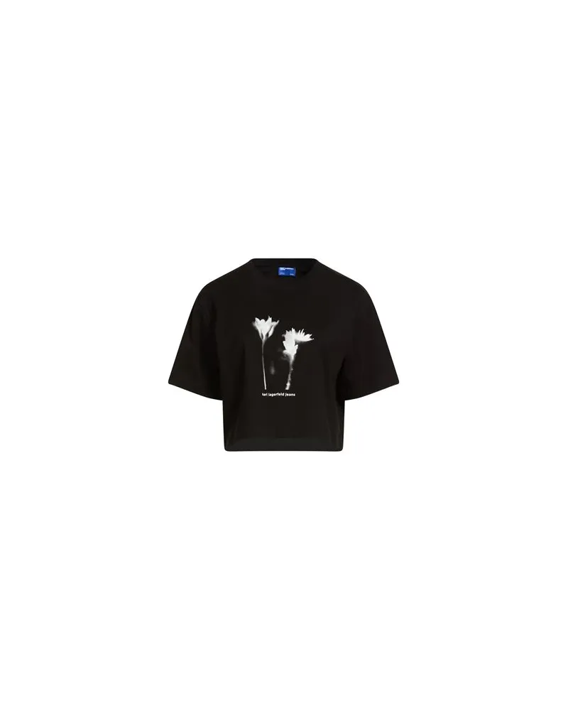 Karl Lagerfeld TOPS - T-shirtsauf YOOX.COM Schwarz