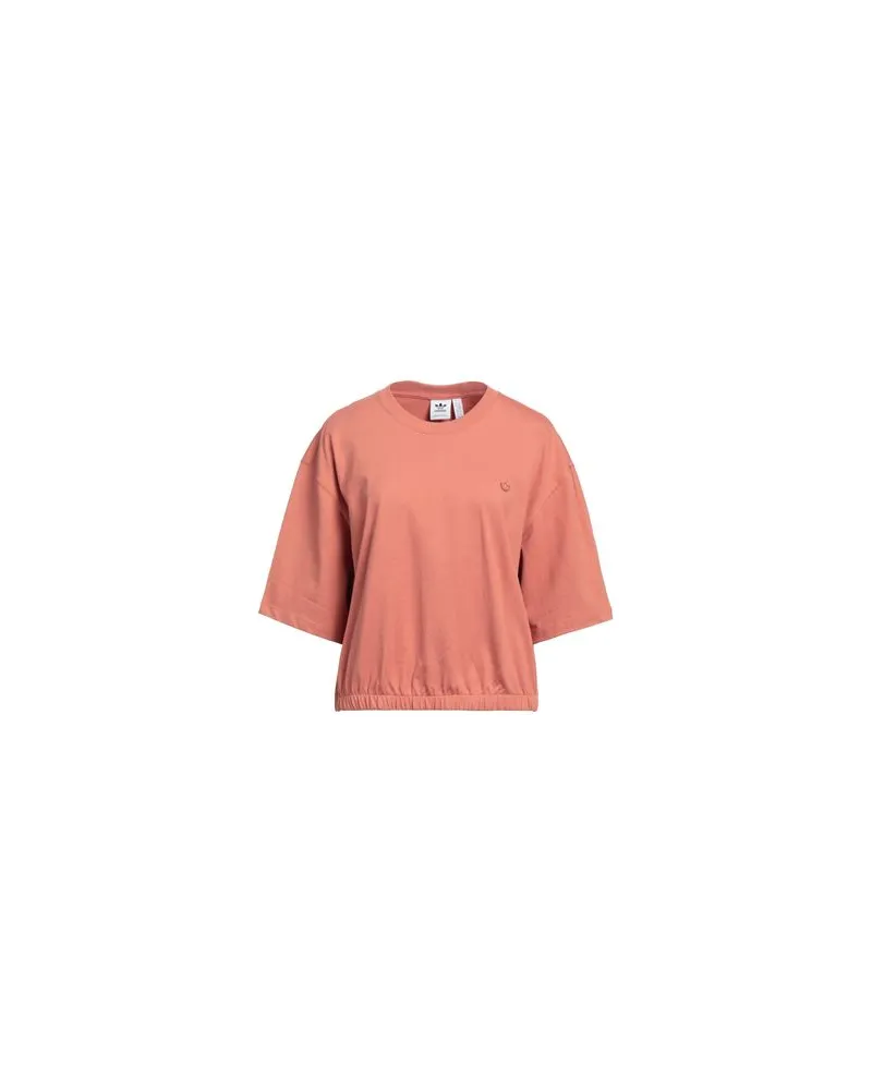 adidas TOPS - T-shirtsauf YOOX.COM Rostrot