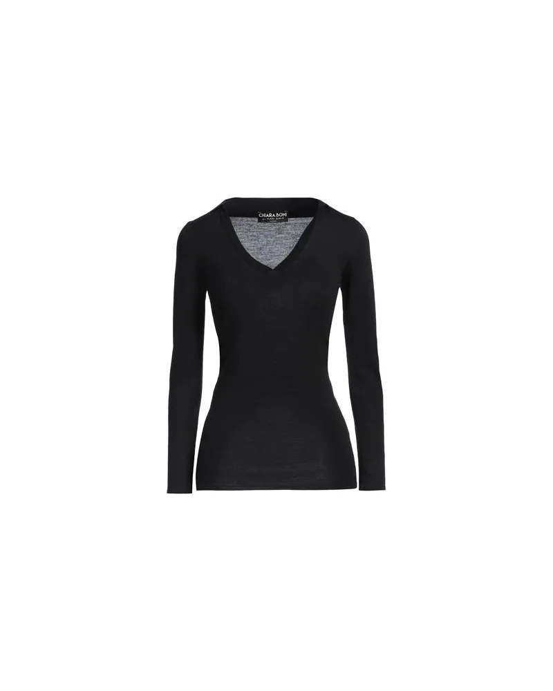 Chiara Boni STRICKWAREN - Pulloverauf YOOX.COM Schwarz