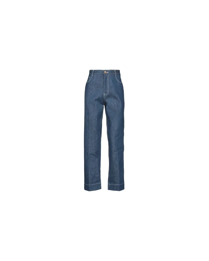 Tory Burch HOSEN & RÖCKE - Jeanshosenauf YOOX.COM Blau