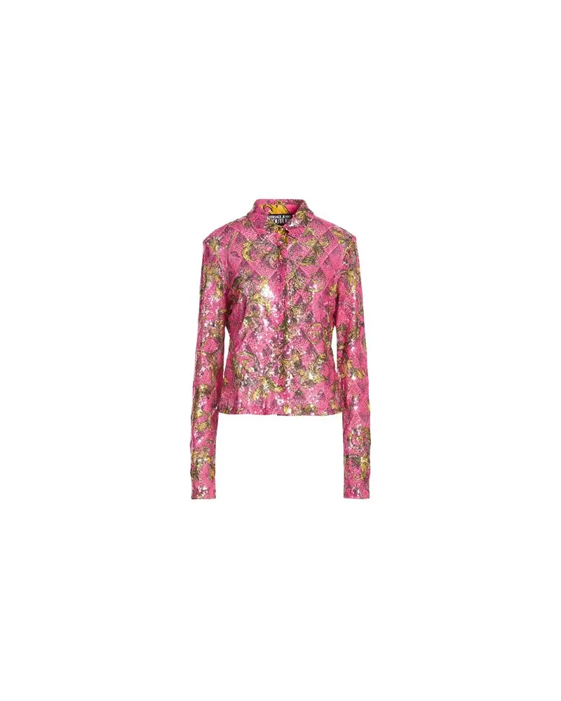 Versace Jeans TOPS - Hemdenauf YOOX.COM Fuchsia