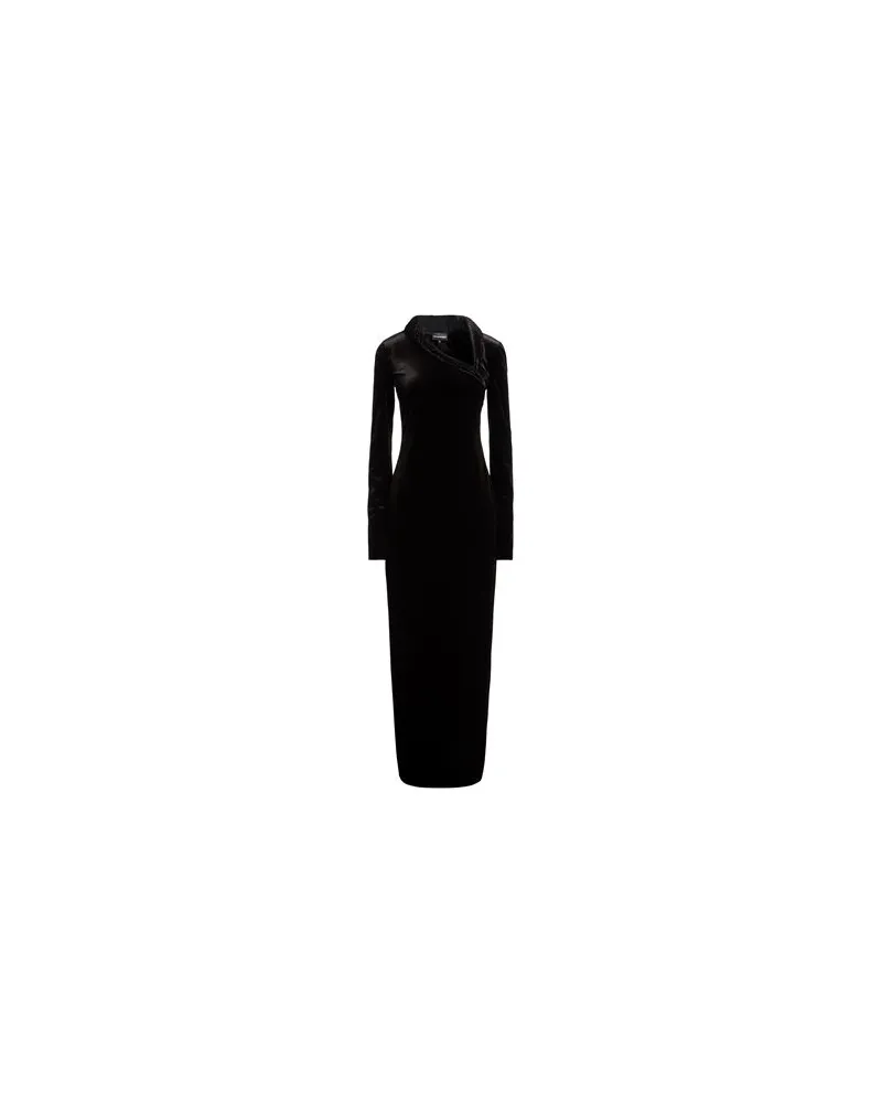 Emporio Armani KLEIDER - Maxi-Kleiderauf YOOX.COM Schwarz