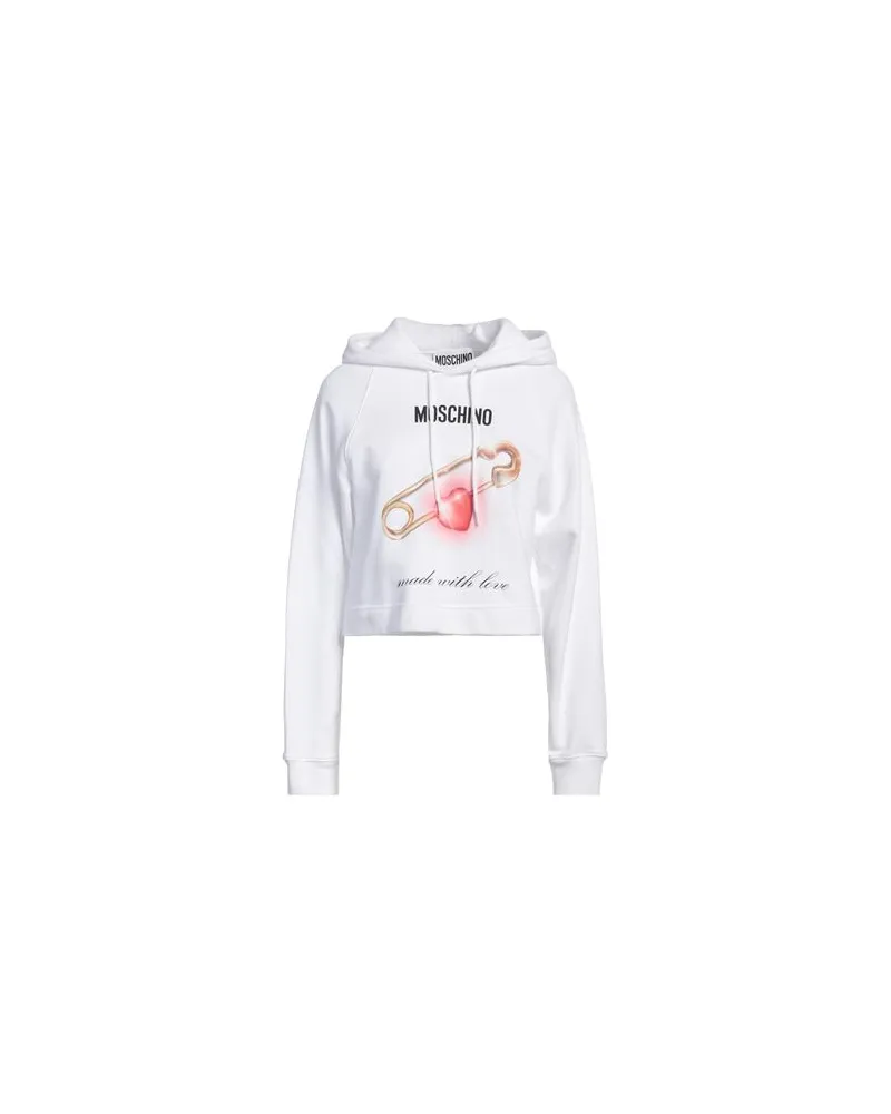 Moschino TOPS - Sweatshirtsauf YOOX.COM Weiß