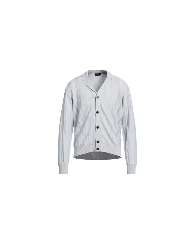 Roberto Collina STRICKWAREN - Strickjackenauf YOOX.COM Hellgrau