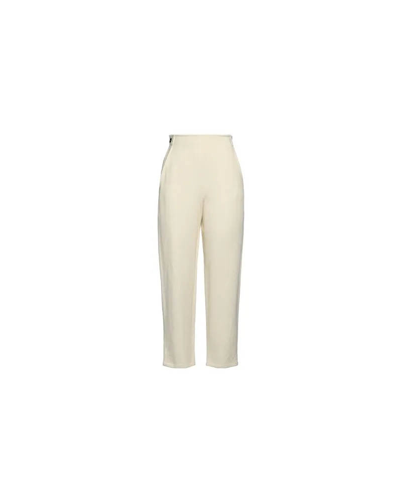 forte_forte HOSEN & RÖCKE - Hosenauf YOOX.COM Cremeweiß