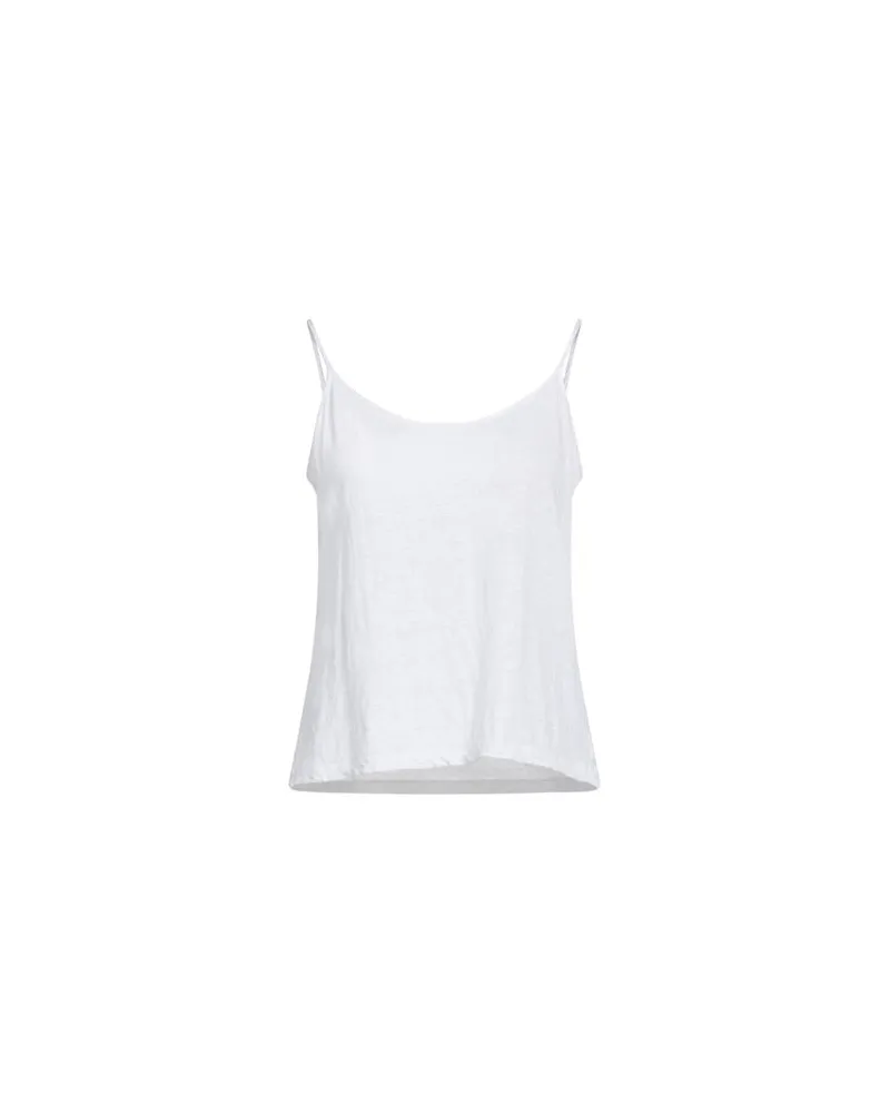 120% Lino TOPS - Tank Topsauf YOOX.COM Weiß