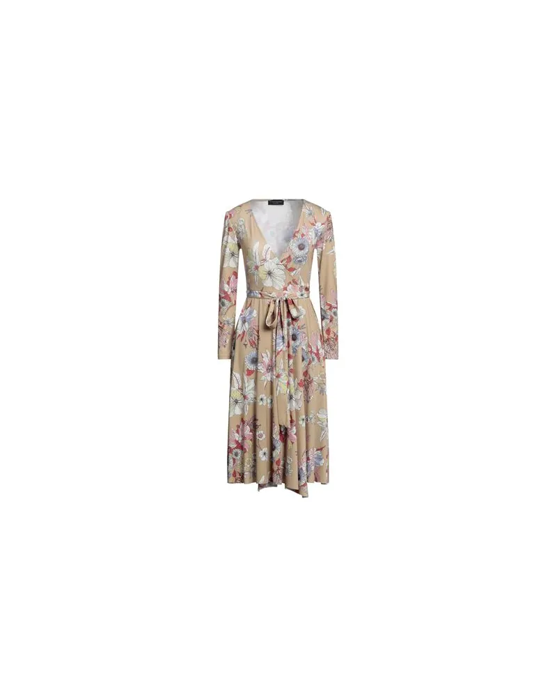 Angela Mele KLEIDER - Midi-Kleiderauf YOOX.COM Sand