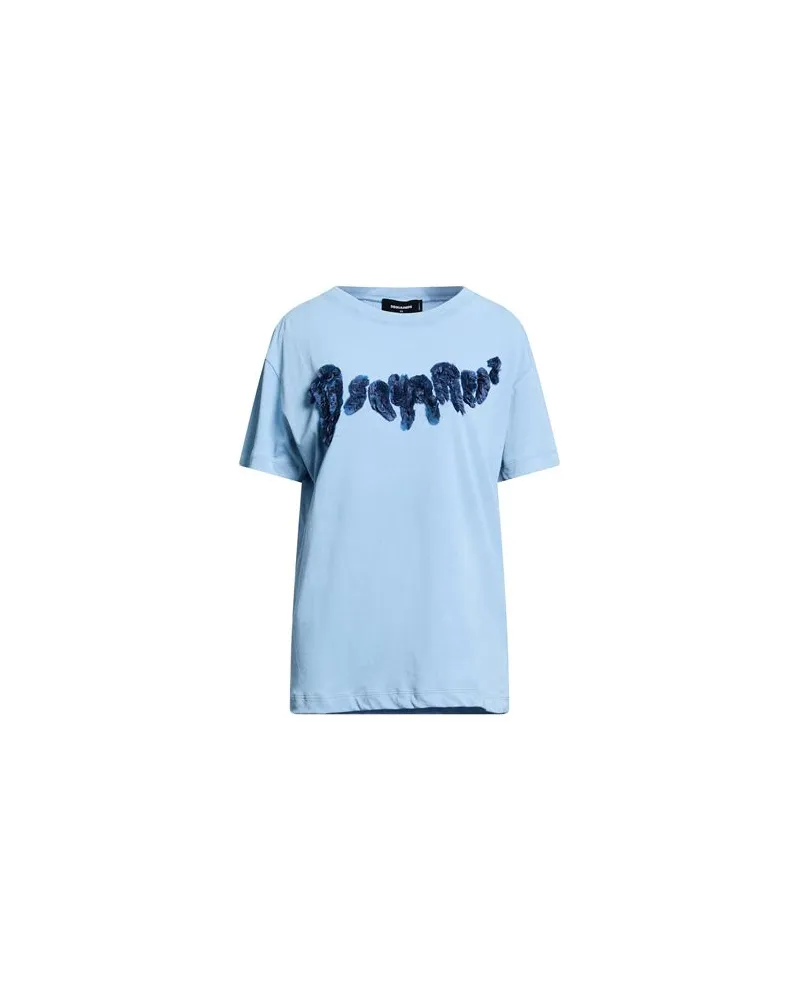 Dsquared2 TOPS - T-shirtsauf YOOX.COM Azurblau