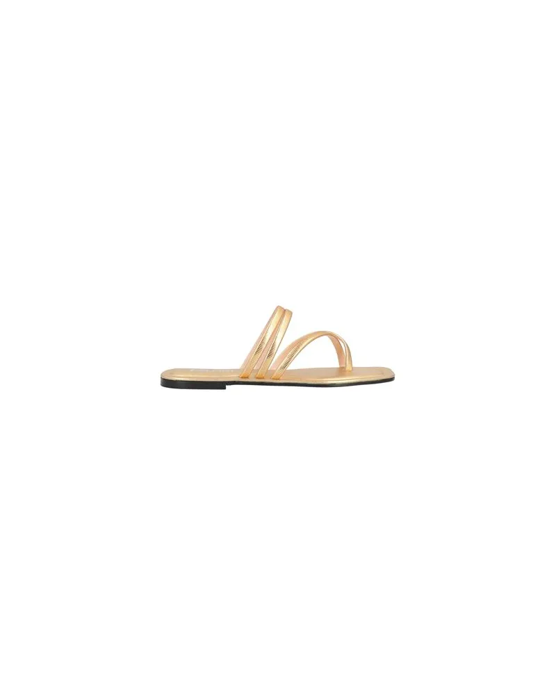 Pollini SCHUHE - Zehentrennerauf YOOX.COM Gold