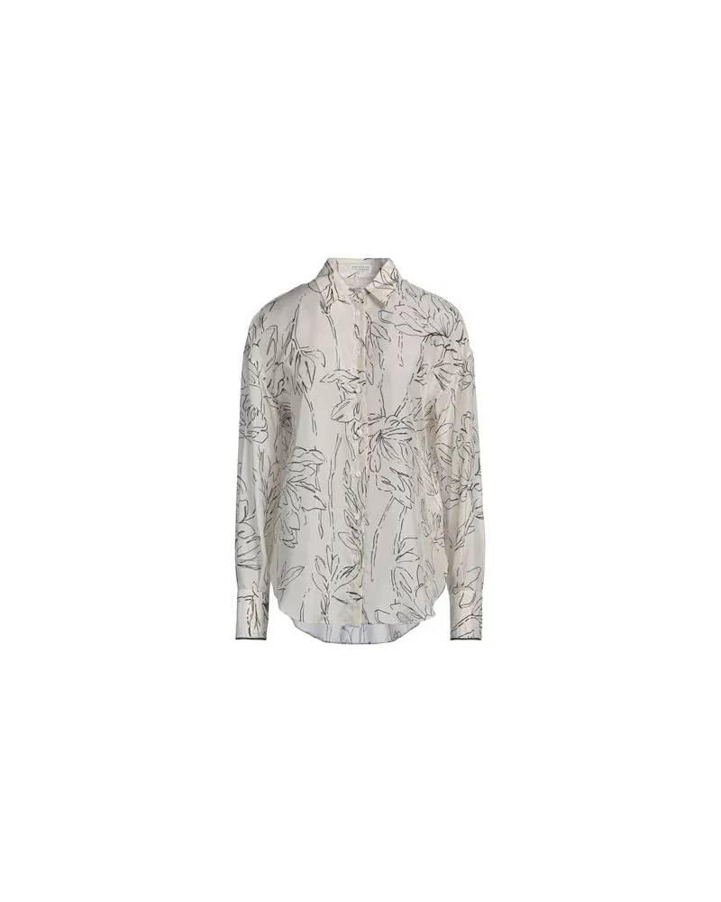 Brunello Cucinelli TOPS - Hemdenauf YOOX.COM Elfenbein