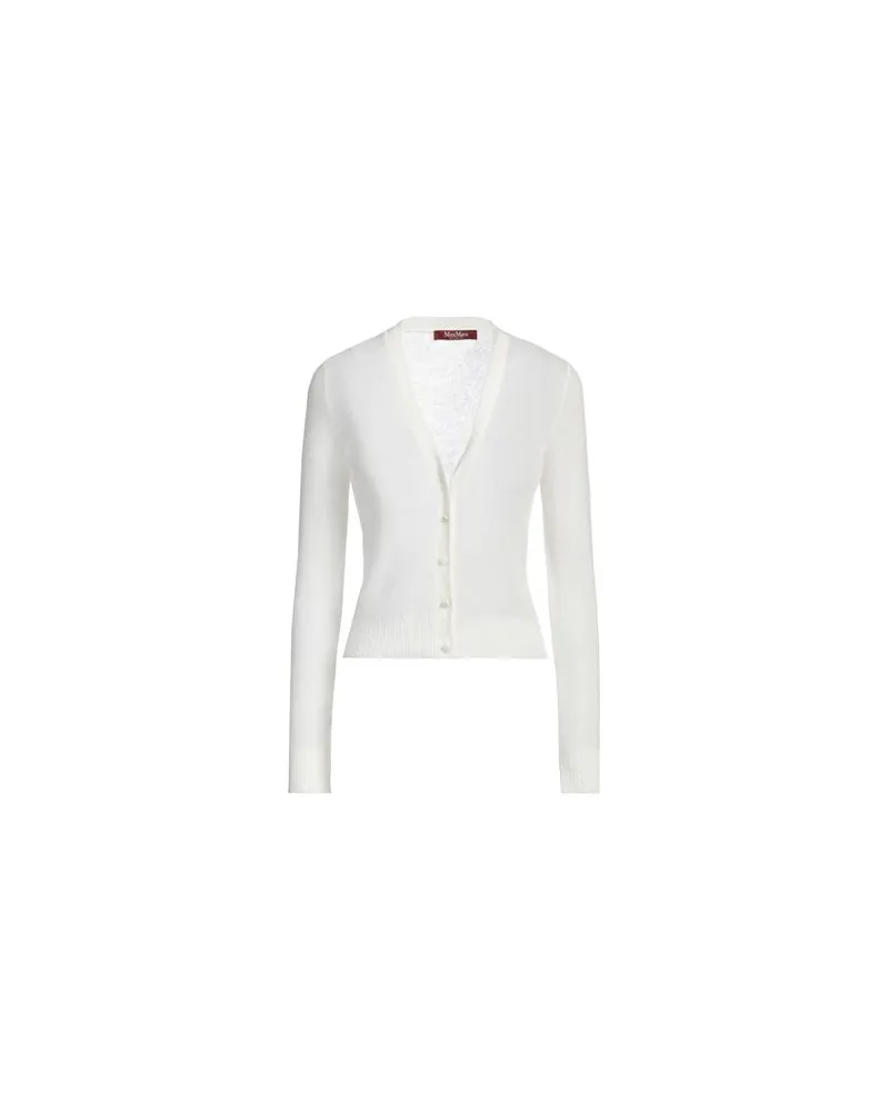 Max Mara STRICKWAREN - Strickjackenauf YOOX.COM Weiß