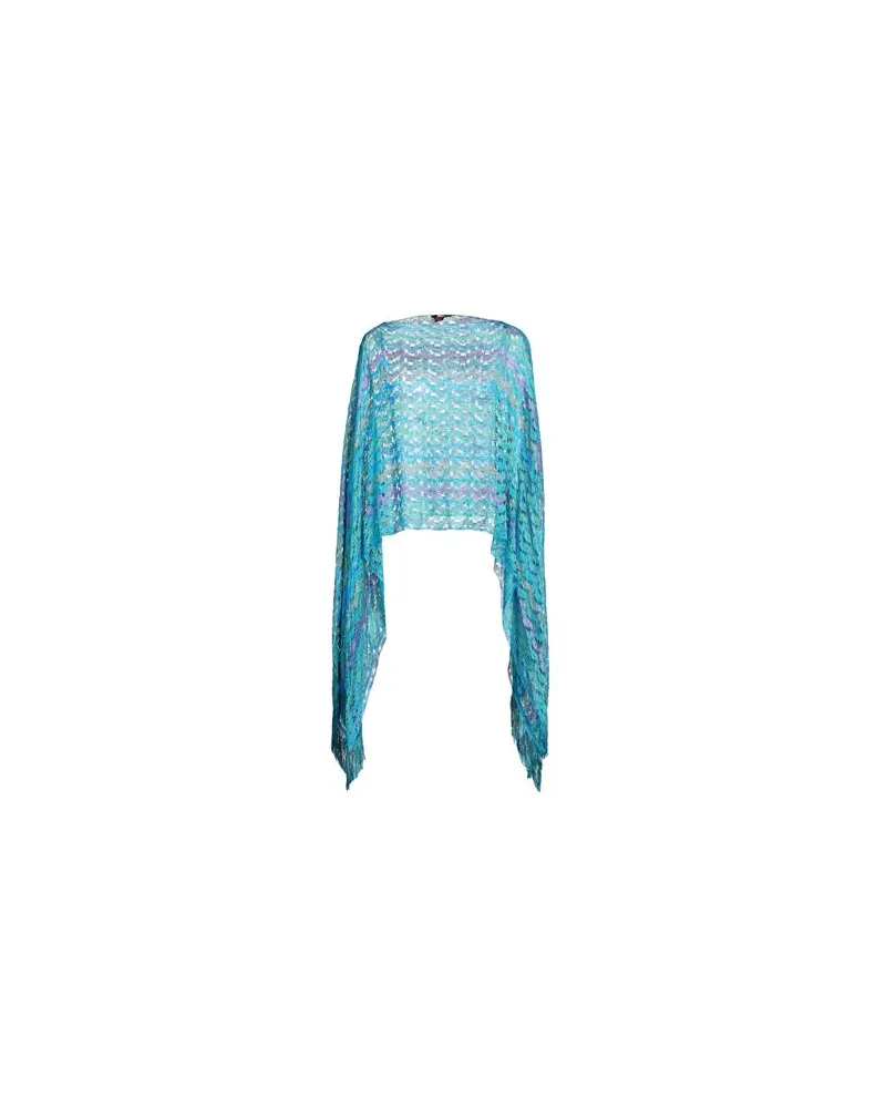 Missoni JACKEN & MÄNTEL - Capesauf YOOX.COM Azurblau