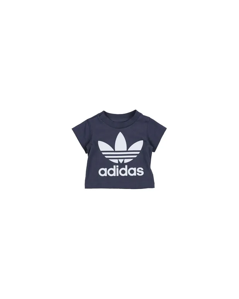 adidas TREFOIL TEE  - TOPS - T-shirtsauf YOOX.COM Nachtblau