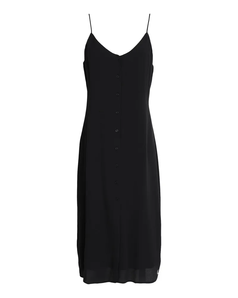 Calvin Klein Midi-Kleid Schwarz