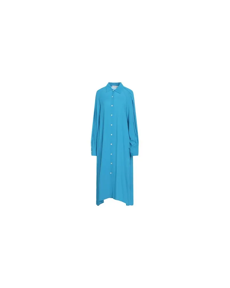 SHIRTAPORTER KLEIDER - Midi-Kleiderauf YOOX.COM Azurblau