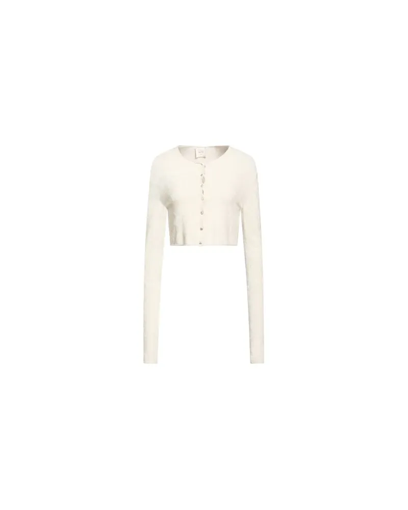 ALYSI STRICKWAREN - Strickjackenauf YOOX.COM Beige