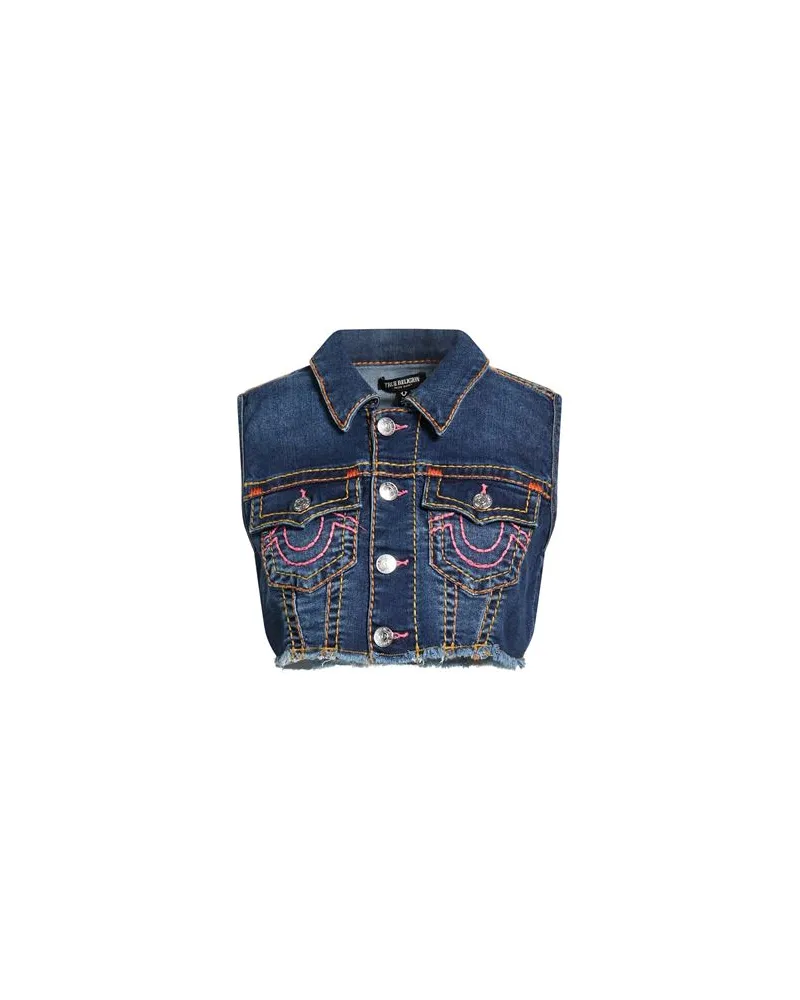 True Religion JACKEN & MÄNTEL - Jeansjacken/Mäntelauf YOOX.COM Blau