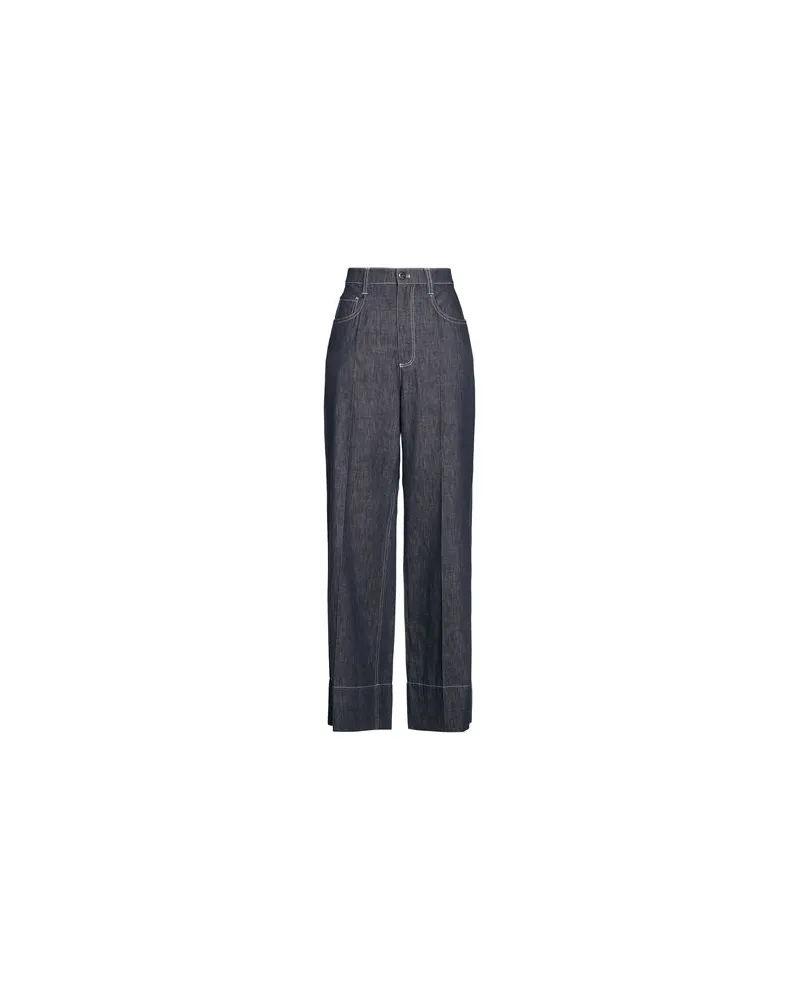 Brunello Cucinelli HOSEN & RÖCKE - Jeanshosenauf YOOX.COM Blau