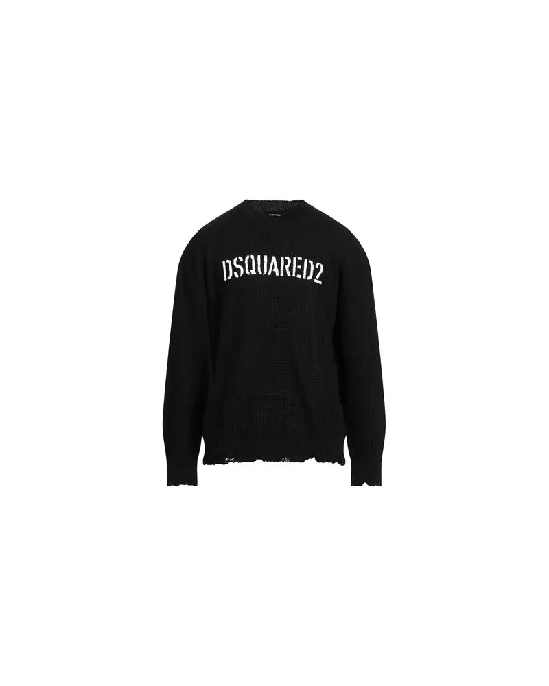 Dsquared2 STRICKWAREN - Pulloverauf YOOX.COM Schwarz