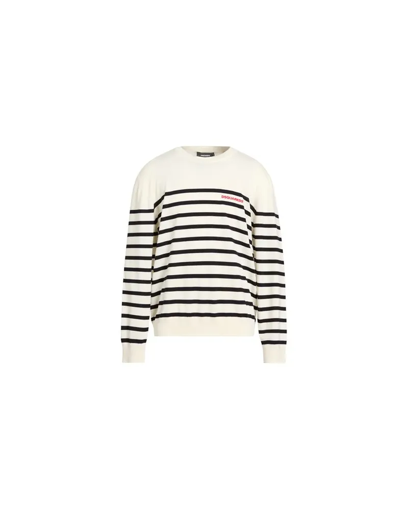 Dsquared2 STRICKWAREN - Pulloverauf YOOX.COM Elfenbein