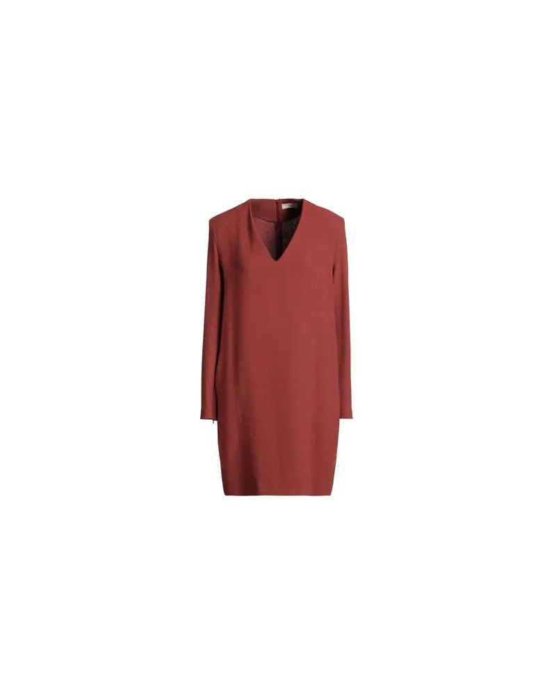 Antonelli Firenze KLEIDER - Mini-Kleiderauf YOOX.COM Ziegelrot