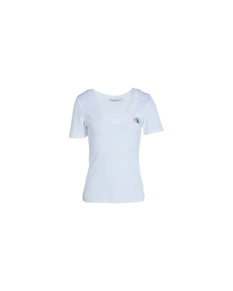 Calvin Klein TOPS - T-shirtsauf YOOX.COM Weiß