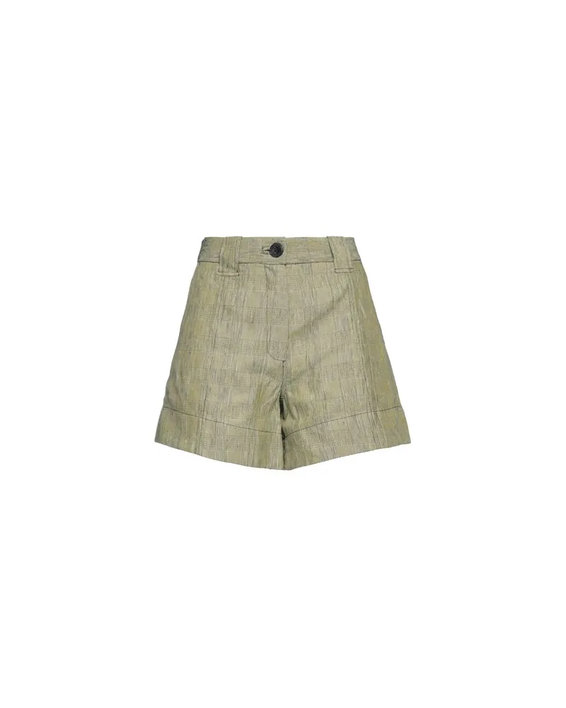 Ganni HOSEN & RÖCKE - Shorts & Bermudashortsauf YOOX.COM Limettengrün