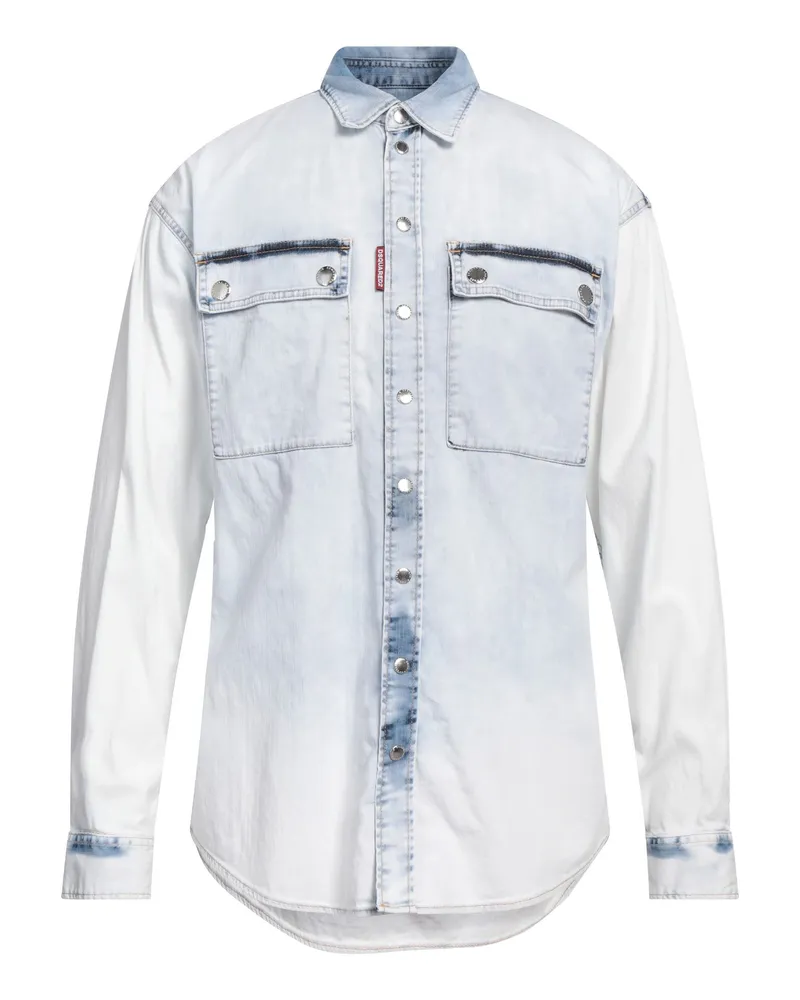 Dsquared2 Jeanshemd Blau