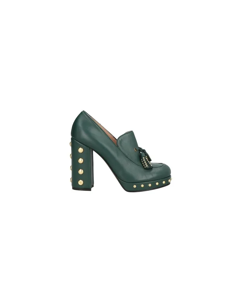 Pinko SCHUHE - Mokassinsauf YOOX.COM Dunkelgrün