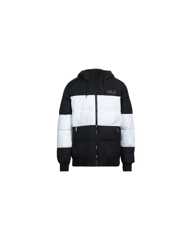 Fila JACKEN & MÄNTEL - Pufferjacken & Daunenjackenauf YOOX.COM Schwarz