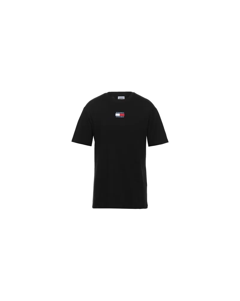 Tommy Hilfiger TJM TOMMY BADGE T-SHIRT  - TOPS - T-shirtsauf YOOX.COM Schwarz