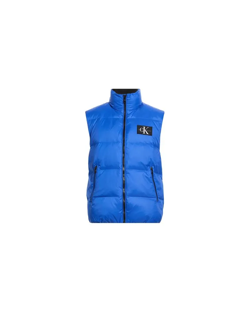 Calvin Klein JACKEN & MÄNTEL - Pufferjacken & Daunenjackenauf YOOX.COM Blau