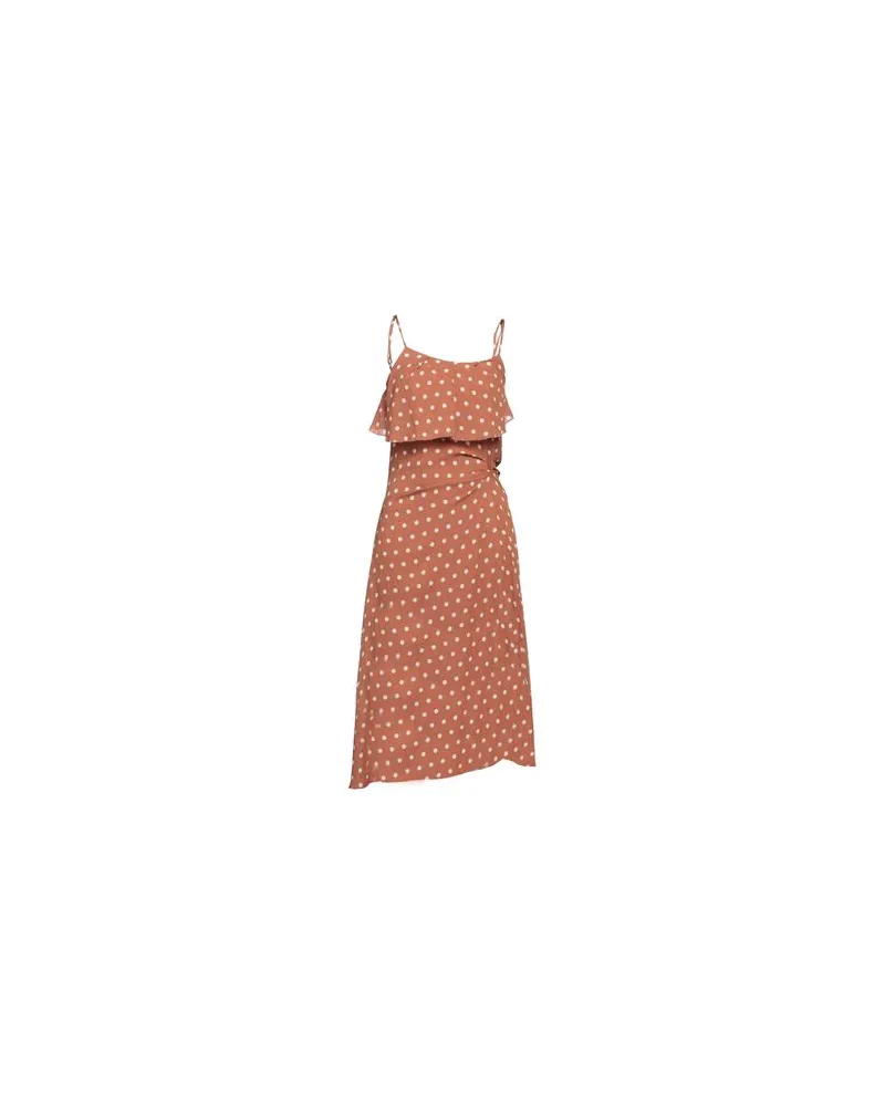 Essentiel KLEIDER - Midi-Kleiderauf YOOX.COM Braun