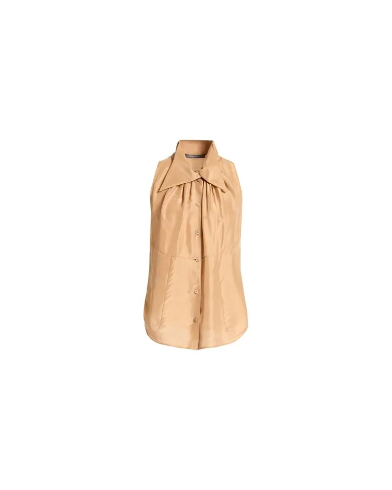 Alberta Ferretti TOPS - Hemdenauf YOOX.COM Kamel