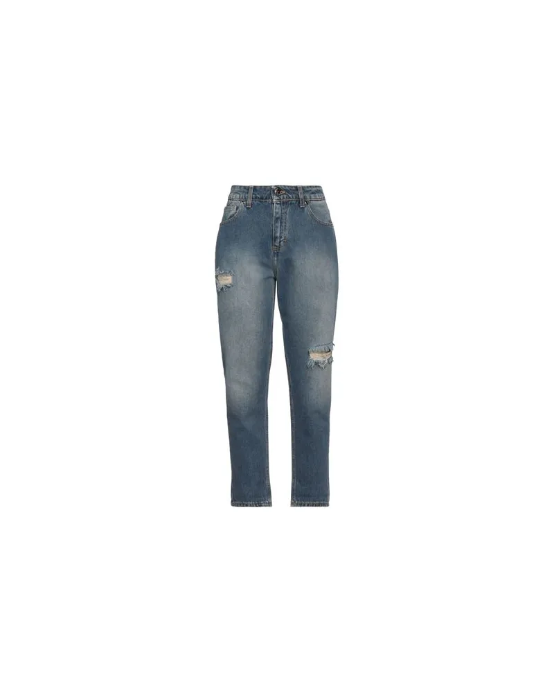 Siste's HOSEN & RÖCKE - Jeanshosenauf YOOX.COM Blau