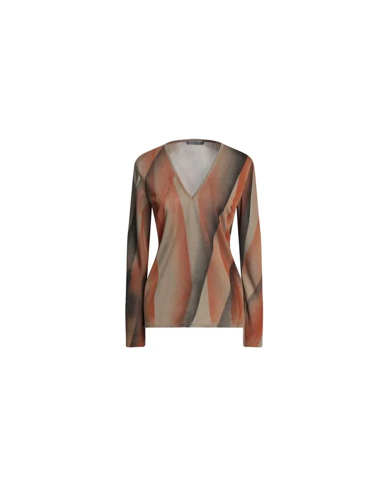 Alberta Ferretti STRICKWAREN - Pulloverauf YOOX.COM Rostrot