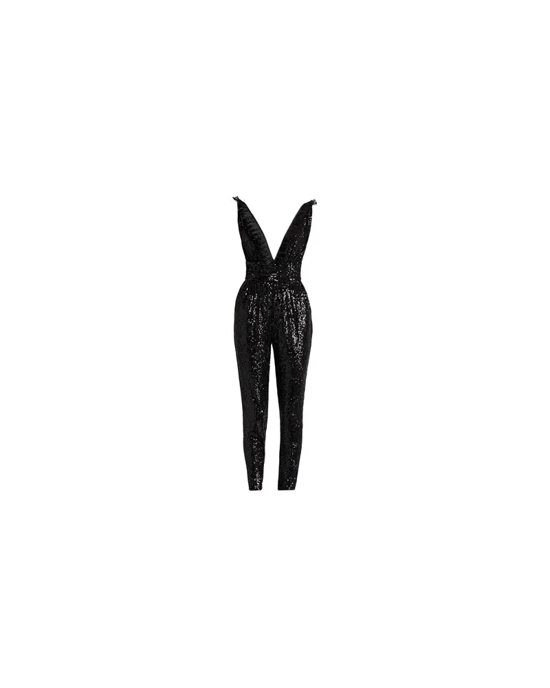 Elisabetta Franchi OVERALLS - Jumpsuitsauf YOOX.COM Schwarz