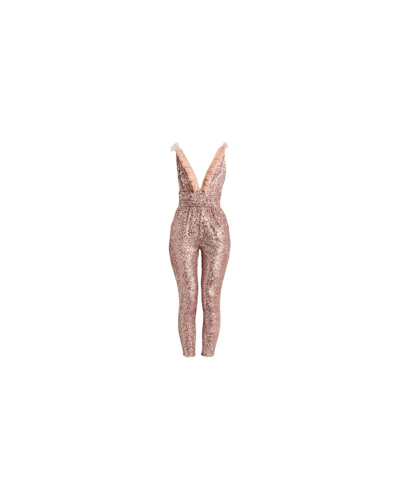 Elisabetta Franchi OVERALLS - Jumpsuitsauf YOOX.COM Hellrosa