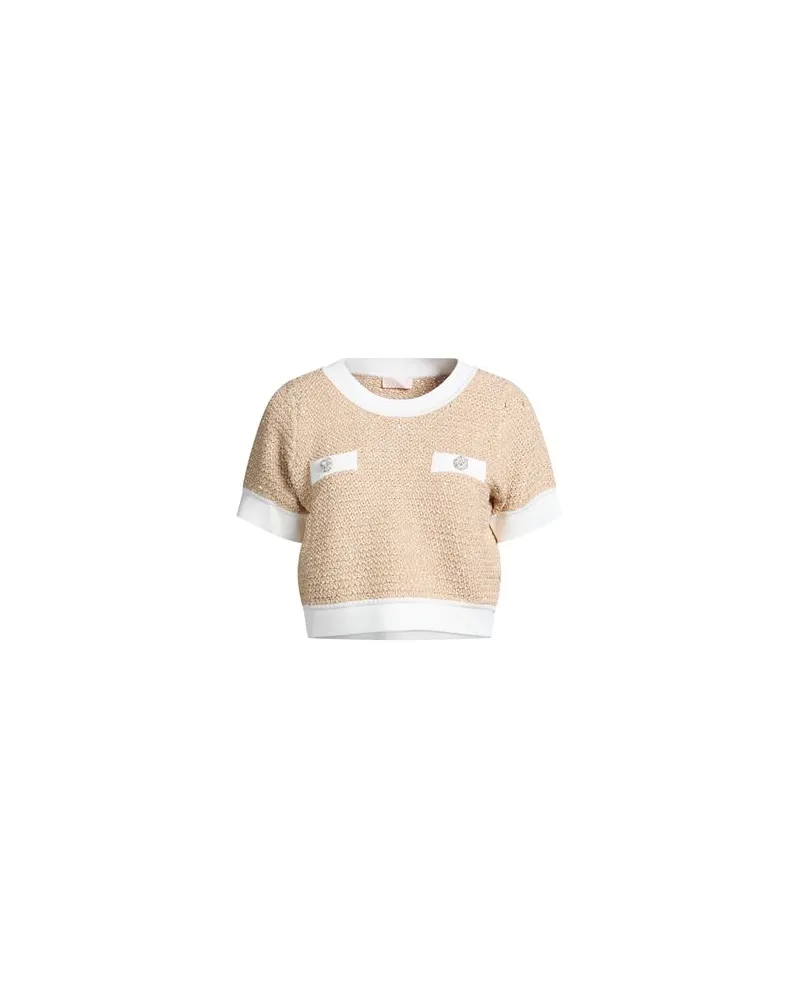 Liu Jo STRICKWAREN - Pulloverauf YOOX.COM Beige